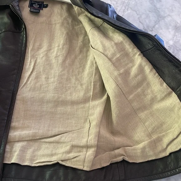 FACONNABLE Leather Jacket - Picture 3 of 4